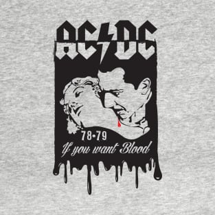 AC-DC If you want Blood Tour 78-79 T-Shirt